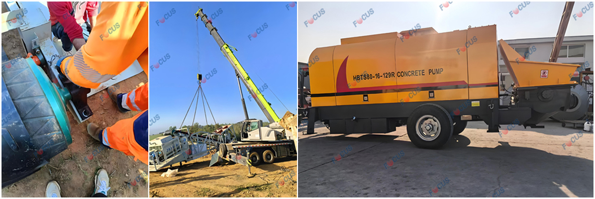 mobile concrete mixing plant