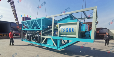 Usine de Béton Mobile Compacte Livrée