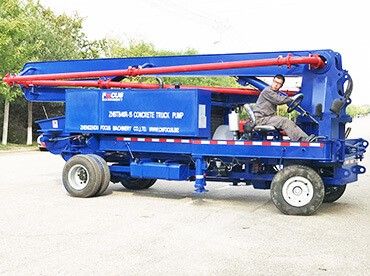 Concrete Boom Pump With Tractor