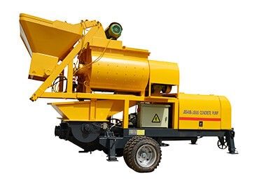 Concrete Pump With Twin-Shaft Mixer