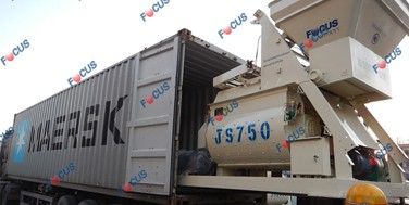 Two sets of HZS35 mixing plant shipped in two days