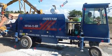 FOCUS Concrete Pump on-site